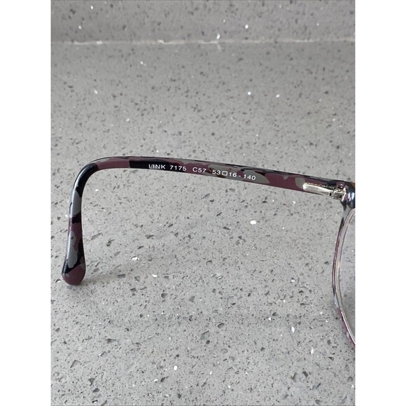Link Occhiali 7175 C57 Shiny Brown Camo Flex Eyeglasses Frames ONLY 53-16-140-40 - Picture 5 of 7